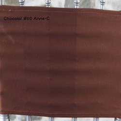 Housse mange debout lycra marron chocolat, Anne-C